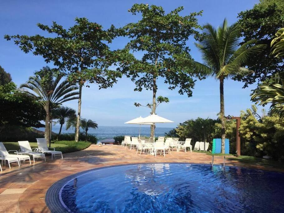 סאו סבסטיאו Casa Deliciosa Em Condo C/ Piscina Frente Ao Mar מראה חיצוני תמונה