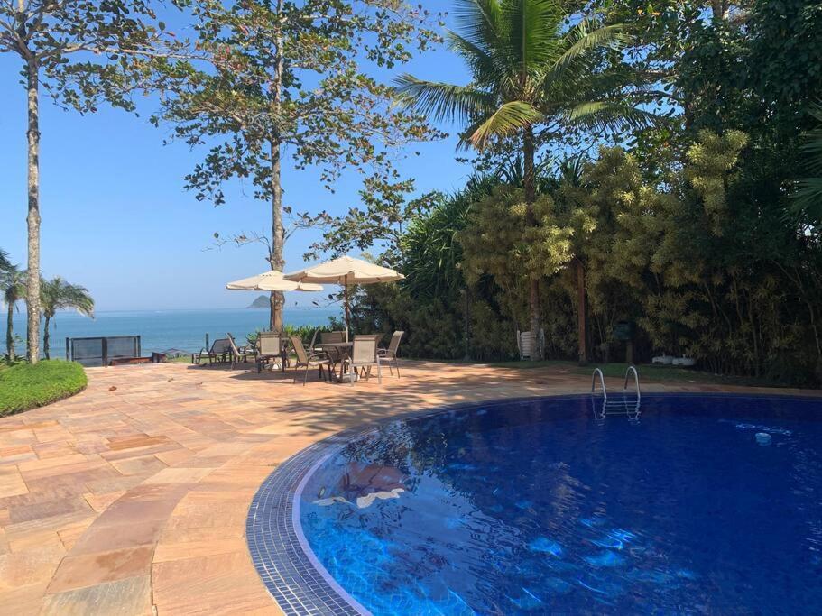 סאו סבסטיאו Casa Deliciosa Em Condo C/ Piscina Frente Ao Mar מראה חיצוני תמונה